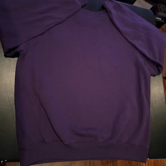 East Carolina University Pirates Purple Crew Sweatshirt - Picture 8 of 8